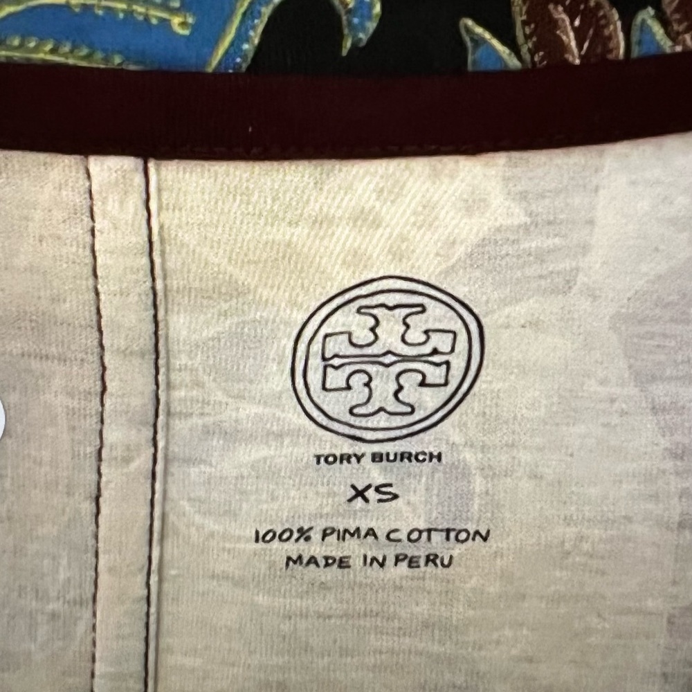 1. Tory Burch Women's Tee-Shirt, new w/tags, 100% Pima Cotton material. - Picture 3 of 5